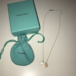 Tiffany’s small heart necklace
